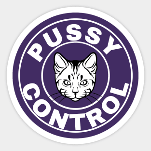 Pussy Control Sticker